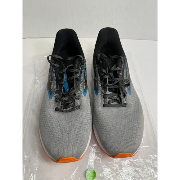 .8014 Brooks Launch 10 Grey/Black, Mens Running Shoes-US 9.5 Mens - Picture 3 of 5